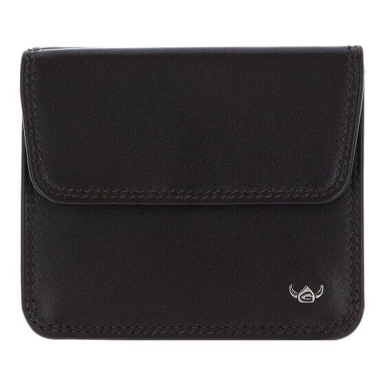 Golden Head Polo Porte-monnaie Protection RFID Cuir véritable 10.5 cm