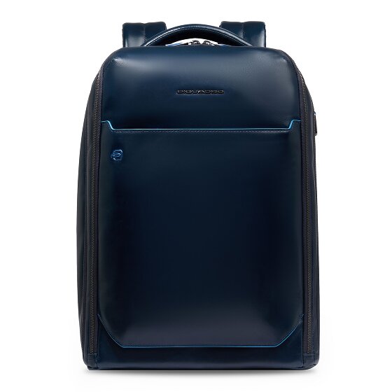 Piquadro Blue Square Daypack Cuir 42 cm Compartiment pour ordinateur portable