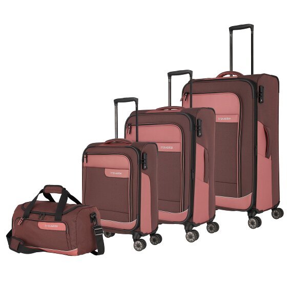 Travelite VIIA Set de valises à 4 roulettes 4pcs.
