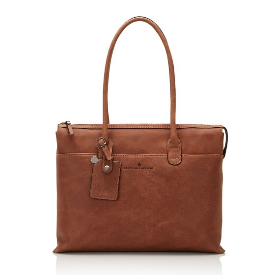 Castelijn & Beerens Carisma Sac à bandoulière RFID en cuir 40 cm Compartiment pour ordinateur portable