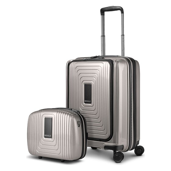 Redolz Essentials 14 Set de valises 2 pcs. trolley cabine avec soufflet extensible + beautycase