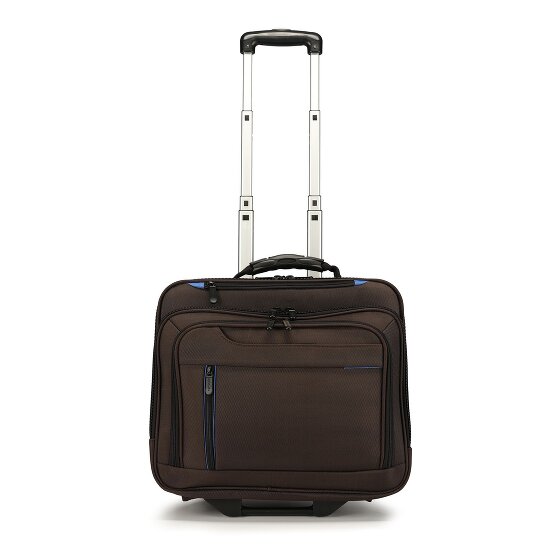Dermata Trolley business à 2 roulettes 42 cm, compartiment pour ordinateur portable