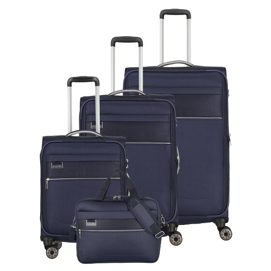 Travelite Miigo 4 roues Set de valises 4 pièces avec soufflet d'extension