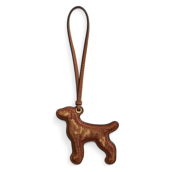 Lauren Ralph Lauren Marcy : porte-clés en cuir, 6 cm