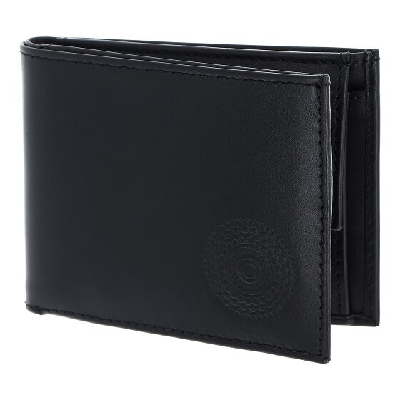 oxmox Leather Porte-monnaie Protection RFID Cuir véritable 11 cm