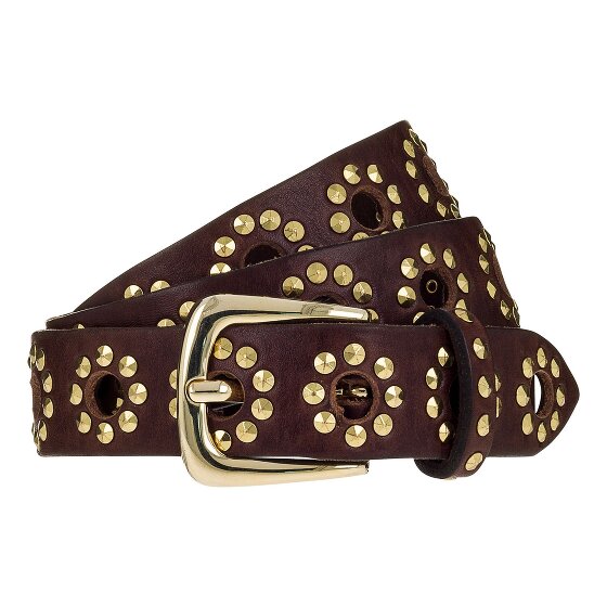 b.belt Ceinture à rivets Cuir véritable