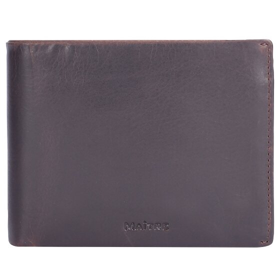 Maître Birkheim Gandolf Porte-monnaie Protection RFID Cuir 12.5 cm