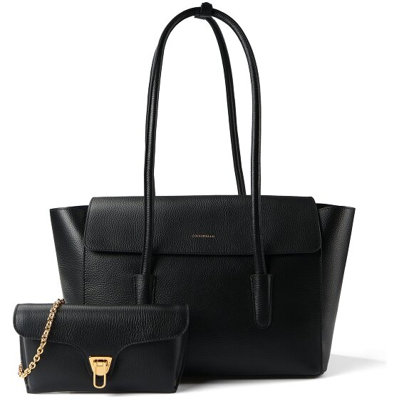 Coccinelle Beat Sac à bandoulière Cuir véritable 33 cm