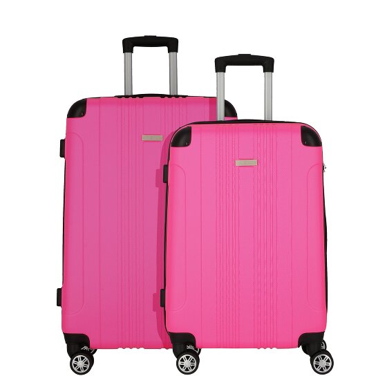 Nowi Lugano 4 roulettes Set de valises 2 pièces
