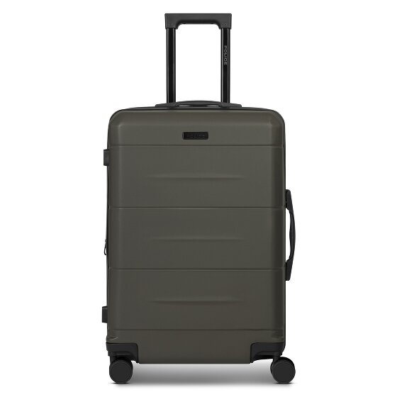 Police London 4 roues Valise cabine 64 cm avec soufflet d'extension