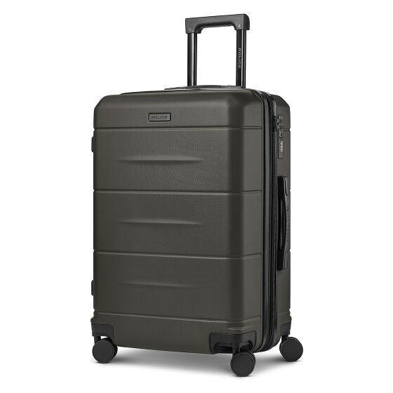 Police London 4 roues Valise cabine 64 cm avec soufflet d'extension