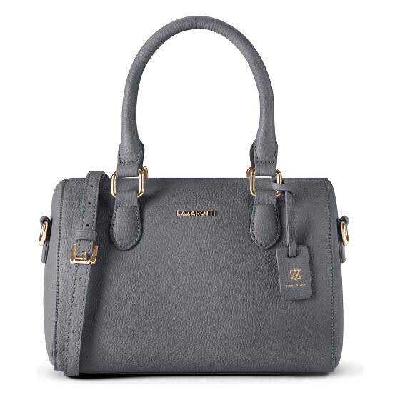 Lazarotti Sac bowling en cuir de Bologne, sac à main, sac à bandoulière, Cuir, 26 cm