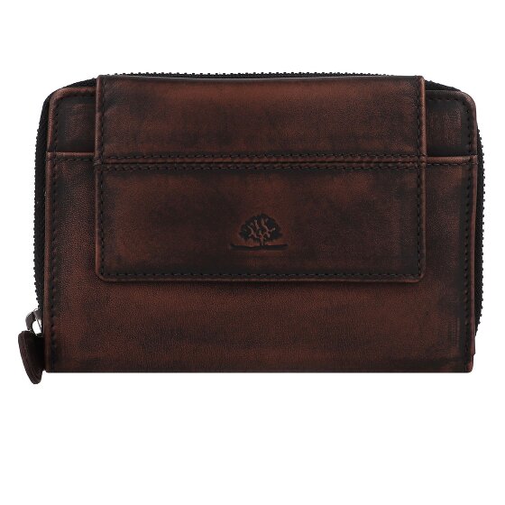 Greenburry Destressed Porte-monnaie Protection RFID Cuir 13.5 cm