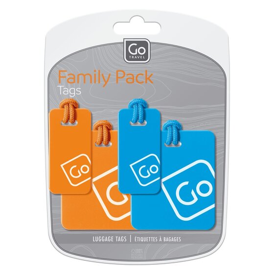 Go Travel Set d'étiquettes d'adresse 4 pcs.
