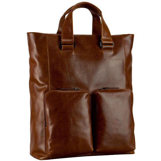 Leonhard Heyden Porto Sac à dos professionnel Cuir 40 cm