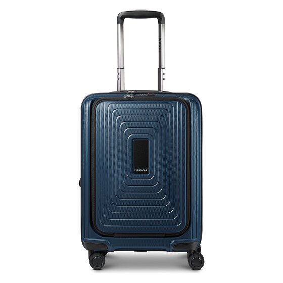 Redolz Essentials 14 4 roues Valise cabine S 55 cm Compartiment ordinateur avec soufflet d'extension