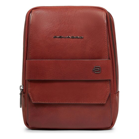 Piquadro Solm Sac à bandoulière Cuir véritable 25 cm