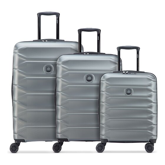 Delsey Paris Meteor 4 roues Set de valises 3 pièces avec soufflet d'extension