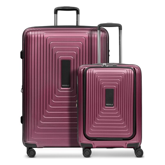 Redolz Essentials 14 Set de valises à 4 roulettes 2 pcs. compartiment pour ordinateur portable avec soufflet d'extension