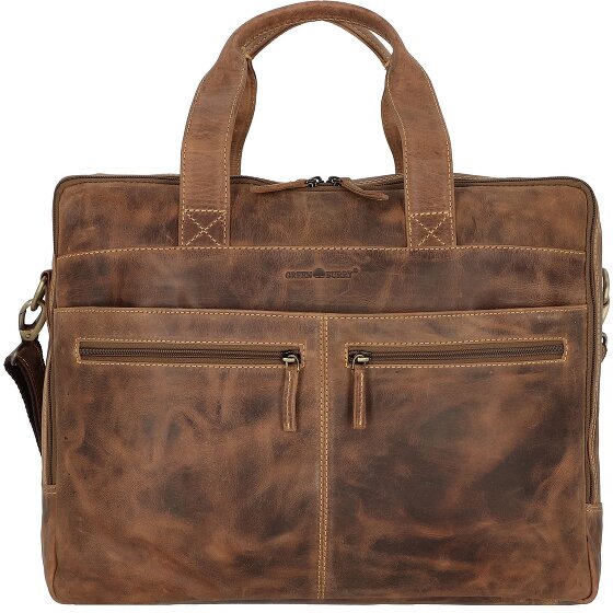 Greenburry Porte-documents Vintage en cuir 42 cm pour ordinateur portable