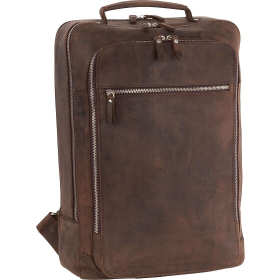 Leonhard Heyden Salisbury Sac à dos en cuir 42 cm pour ordinateur portable