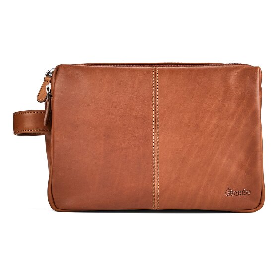 Esquire Dallas Trousse de toilette Cuir véritable 25 cm