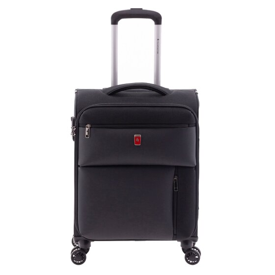 Gladiator 3700 4 roulettes Trolley de cabine 55 cm avec soufflet d'extension