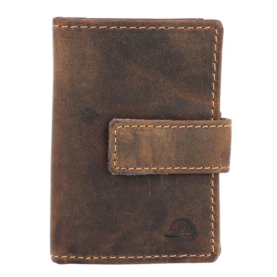 Greenburry Porte-cartes de visite Vintage RFID en cuir 7 cm