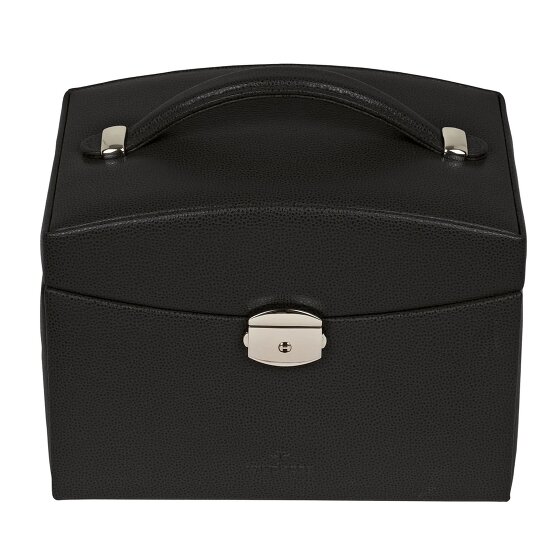 Windrose Beluga Boîte à bijoux Cuir 21.5 cm