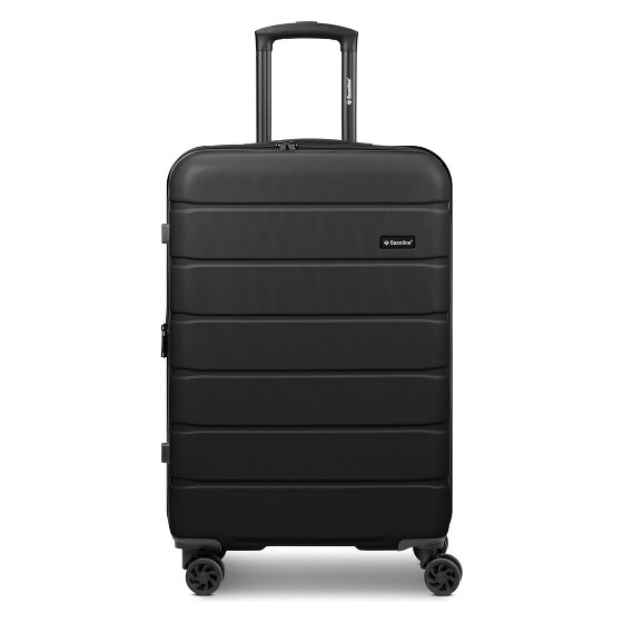 Saxoline Miami 4 roues Valise cabine M 65 cm avec soufflet d'extension