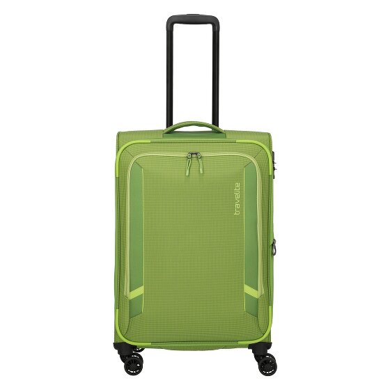 Travelite Corsiica 4 roulettes Trolley M 67 cm avec soufflet d'extension