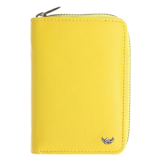 Golden Head Madrid Porte-monnaie Protection RFID Cuir véritable 11.5 cm