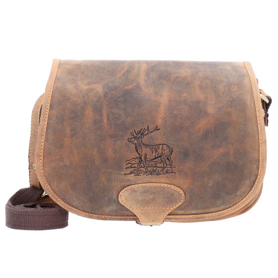 Greenburry Vintage Hunting Bag Sac à bandoulière en cuir 30 cm