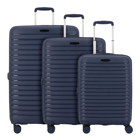 d&n Travel Line 4500 4 roulettes Set de valises 3 pièces avec soufflet d'extension