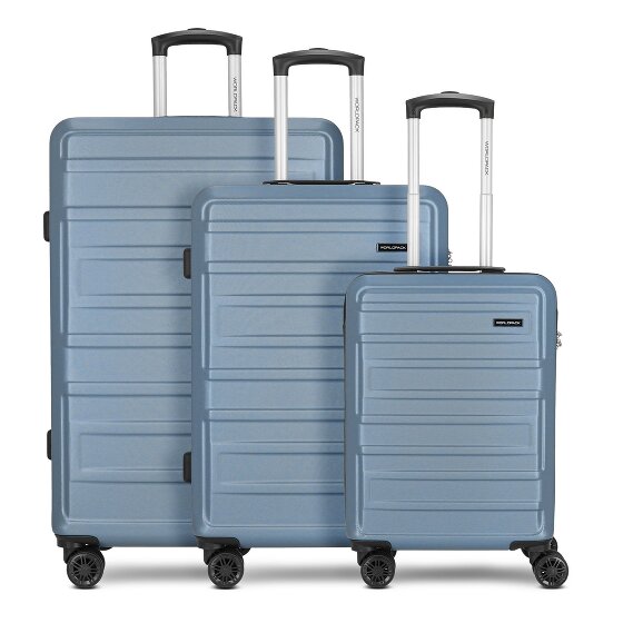 Worldpack New York 2.0 4 roulettes Set de valises 3 pièces