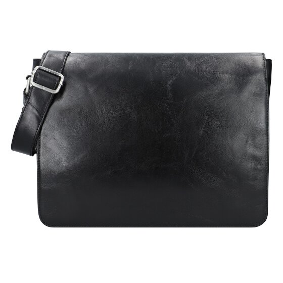 Leonhard Heyden Cambridge Messenger en cuir, 38 cm, compartiment pour ordinateur portable