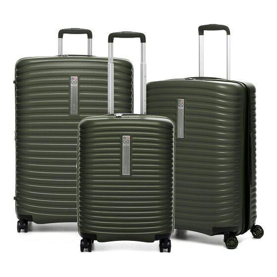 MODO by Roncato Vega 4 roulettes Set de valises 3 pièces avec soufflet d'extension