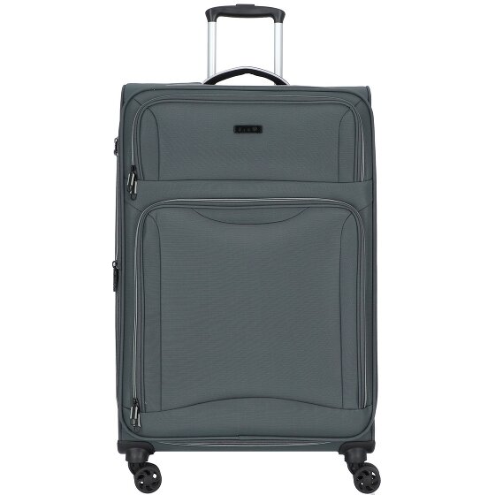 d&n Travel Line 9204 4 roues Valise cabine L 76 cm avec soufflet d'extension