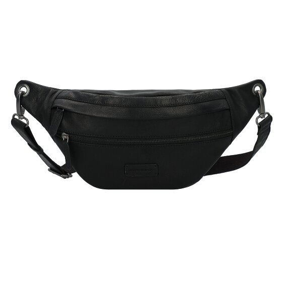 Jack Kinsky Porto Sac banane Cuir véritable 30 cm