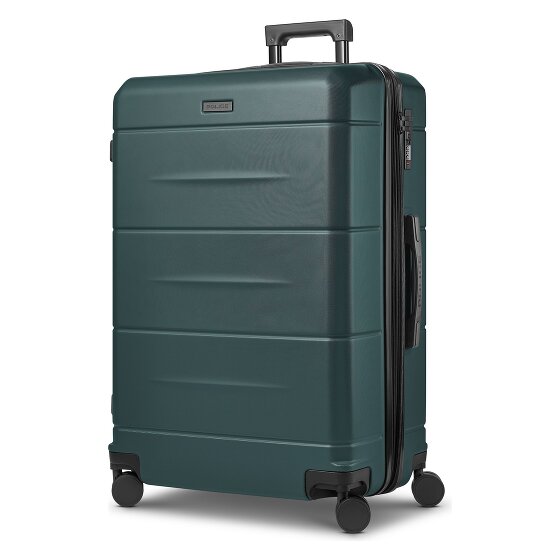 Police London 4 roues Valise cabine 74 cm avec soufflet d'extension
