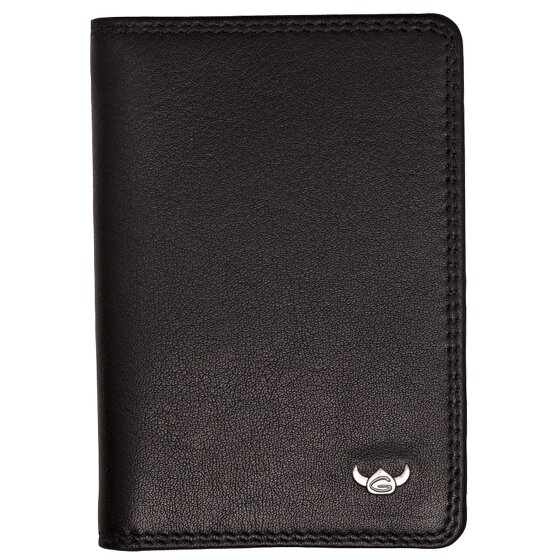 Golden Head Porte-cartes de crédit Polo RFID en cuir 7 cm