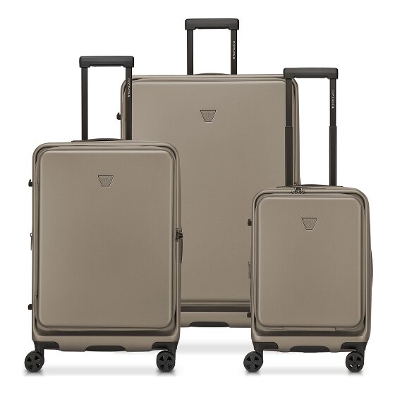 Roncato Florence 4 roulettes Set de valises 3 pièces avec soufflet d'extension