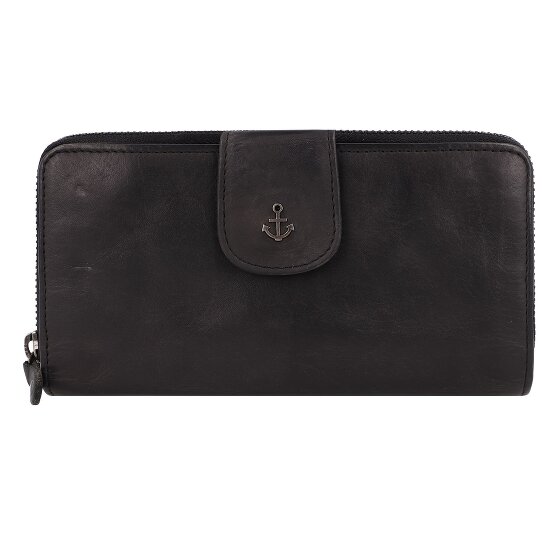Harbour 2nd Anchor Love Porte-monnaie Protection RFID Cuir véritable 19 cm