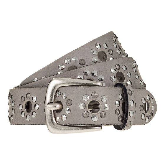b.belt Ceinture à rivets Cuir véritable