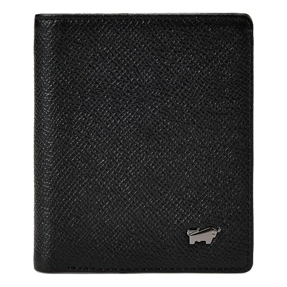 Braun Büffel Robin Étui pour cartes de crédit Protection RFID Cuir véritable 8 cm