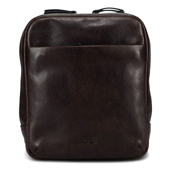 Jost London Mini sac à bandoulière XS Cuir véritable 18 cm