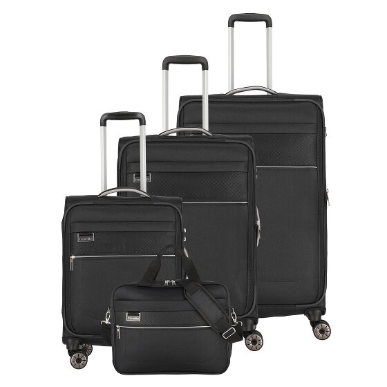 Travelite Miigo 4 roues Set de valises 4 pièces avec soufflet d'extension