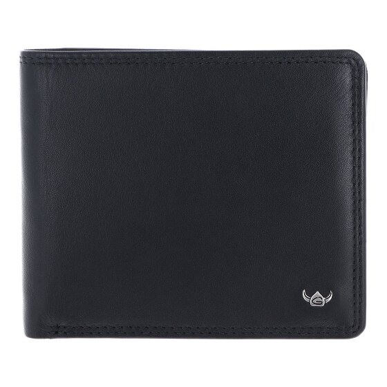 Golden Head Polo Porte-monnaie Protection RFID Cuir véritable 12 cm