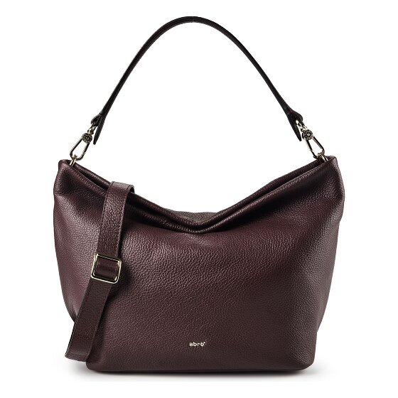 abro Ebony Sac à bandoulière Cuir véritable 39 cm