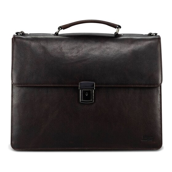 Jost London Attaché-case Cuir véritable 40 cm Compartiment ordinateur